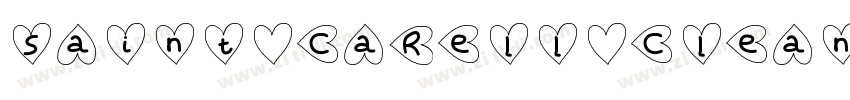 Saint Carell Clean字体转换